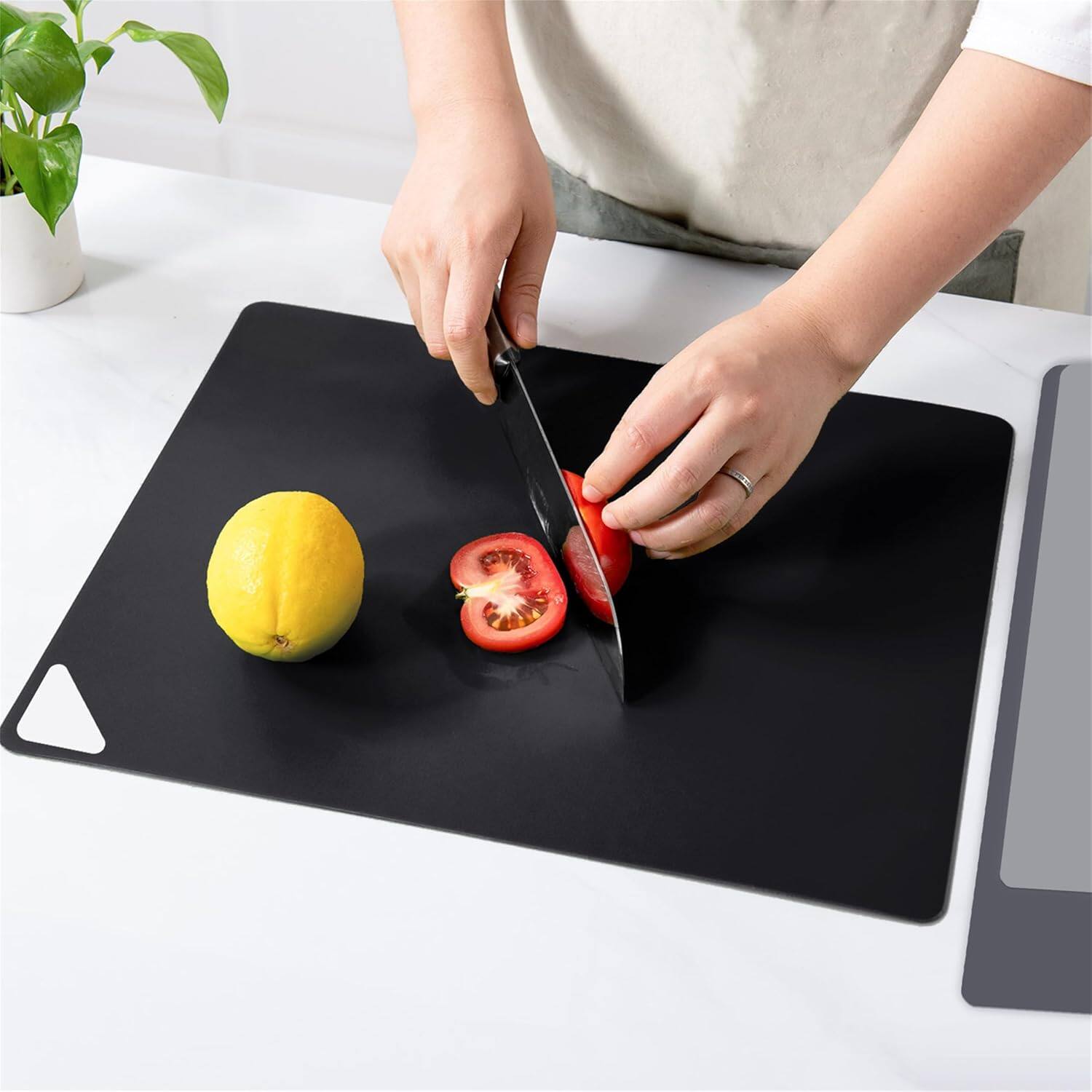 Alt View 2. PARKER SLATER - Flexible Cutting Board Mats, Non-Slip, BPA-Free, Dishwasher Safe.