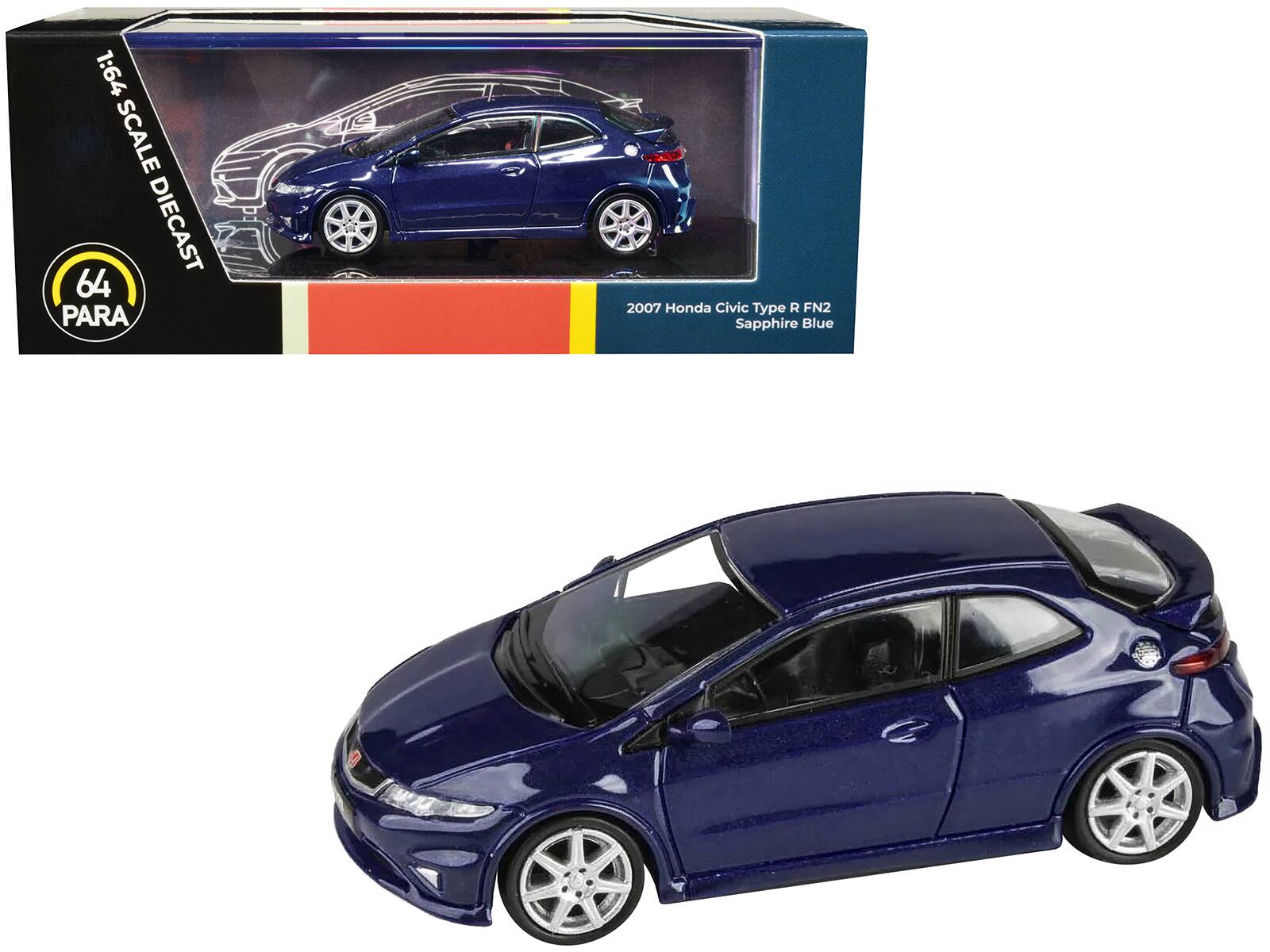 1:64 SCALE DIECAST
64 PARA
2007 Honda Civic Type R FN2
Sapphire Blue