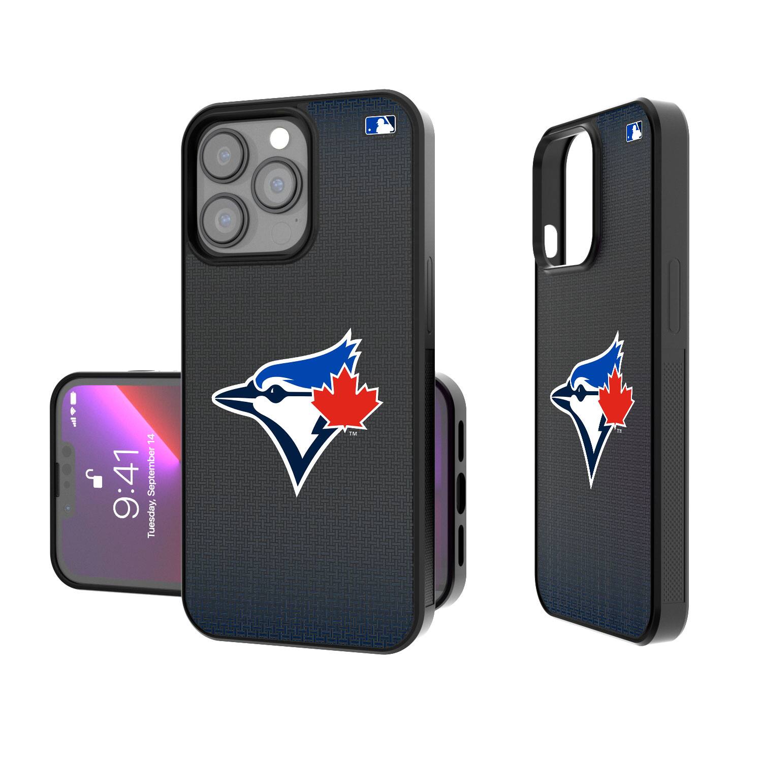 Keyscaper - MLB - Toronto Blue Jays Linen Logo iPhone Bump Case - 13 Pro Max - Black price history on PriceWatchPro