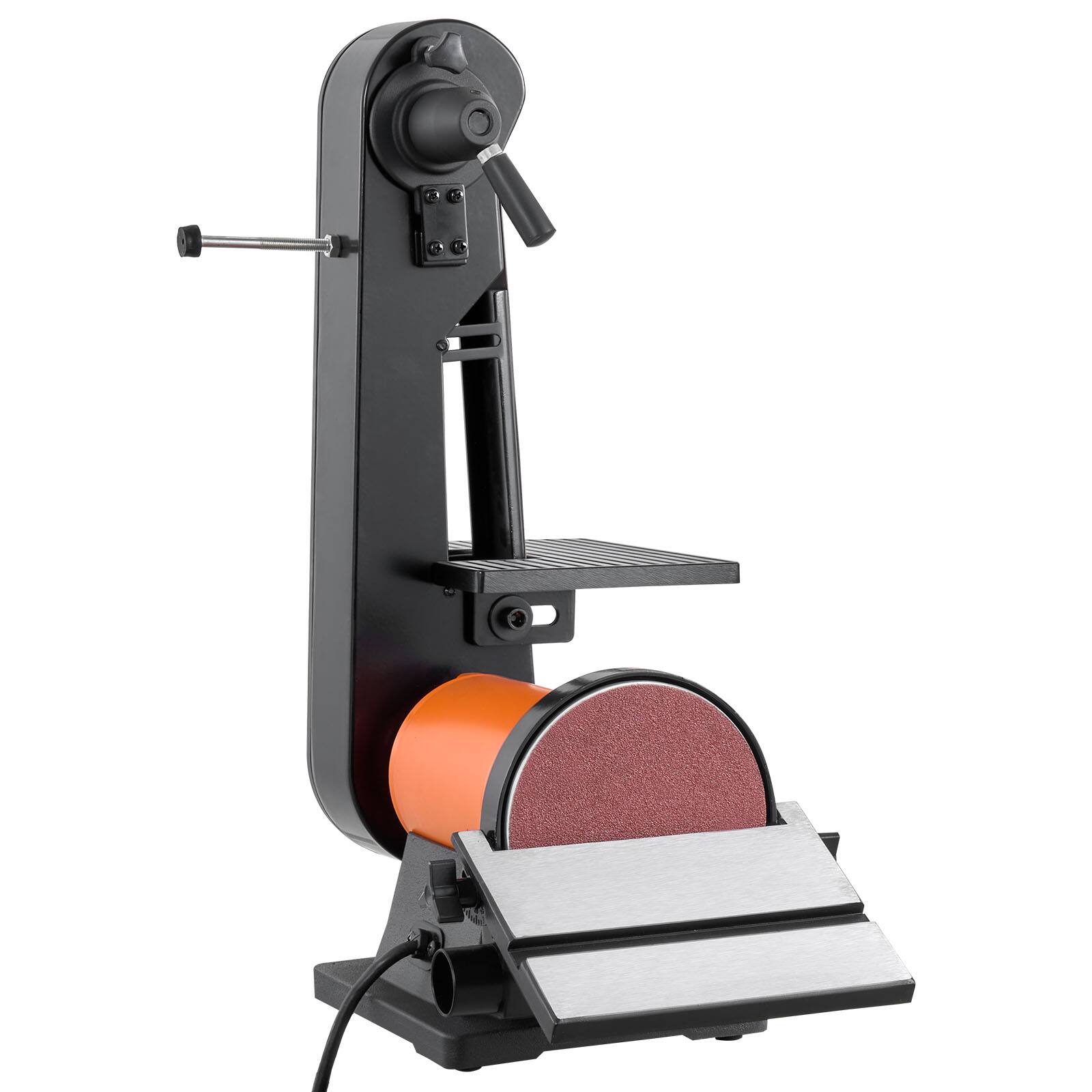 Alt View 5. VEVOR - 6" Disc Sander & 2" x 42" Belt Sander, 420W Professional Bench Belt Disc Sanders Combo with Multiple Angle Adjustments - Orange;Black.