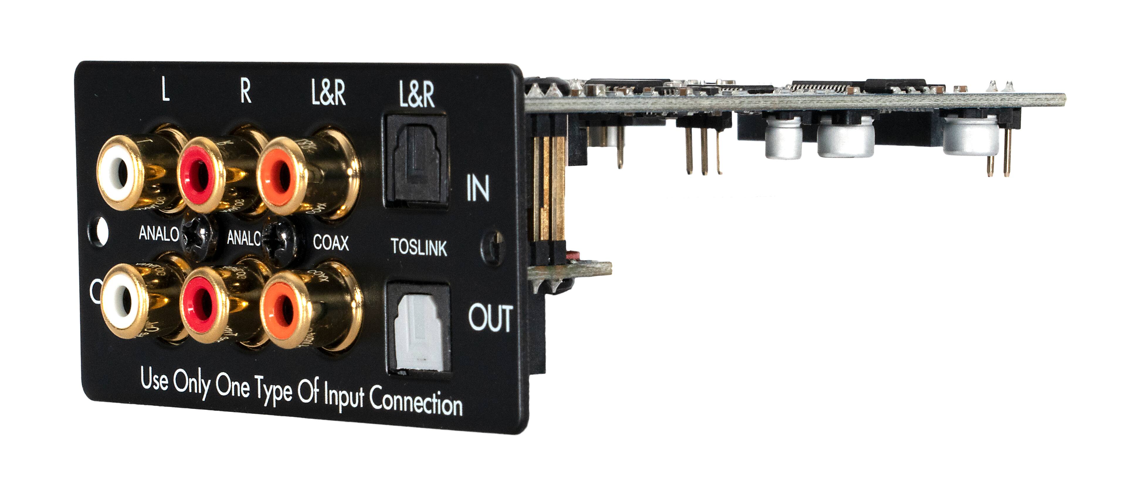 Angle. Sonance - MKIII HYBRID INPUT MODULE - Digital/Analog Card for DSP MKIII Amplifiers (Each) - Black.