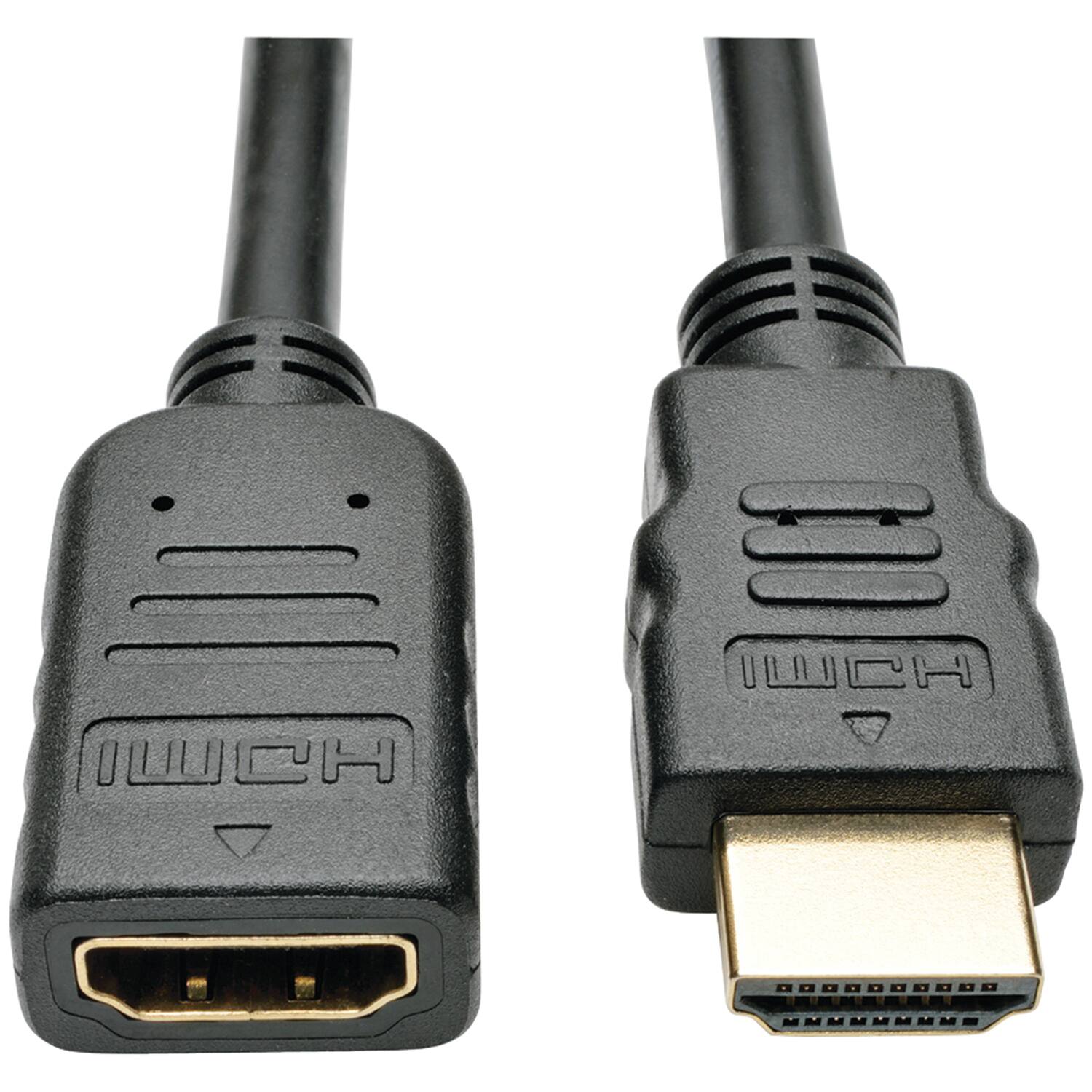 Tripp Lite - By Eaton P569-006-mf 4k At 30 Hz Hdmi Male/female High-speed Extension Cable With Ethernet, 6 Ft - Black