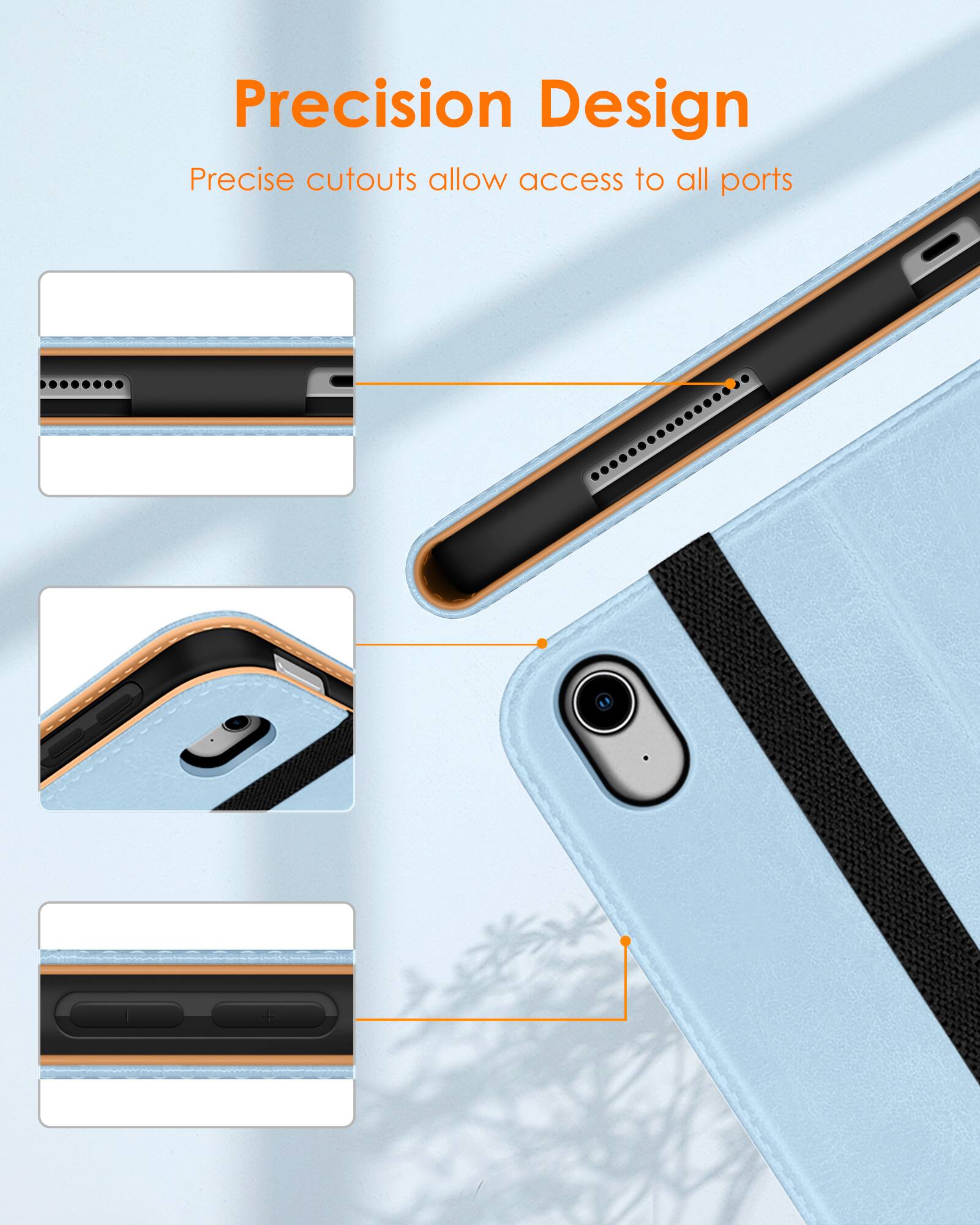 Precision Design  
Precise cutouts allow access to all ports