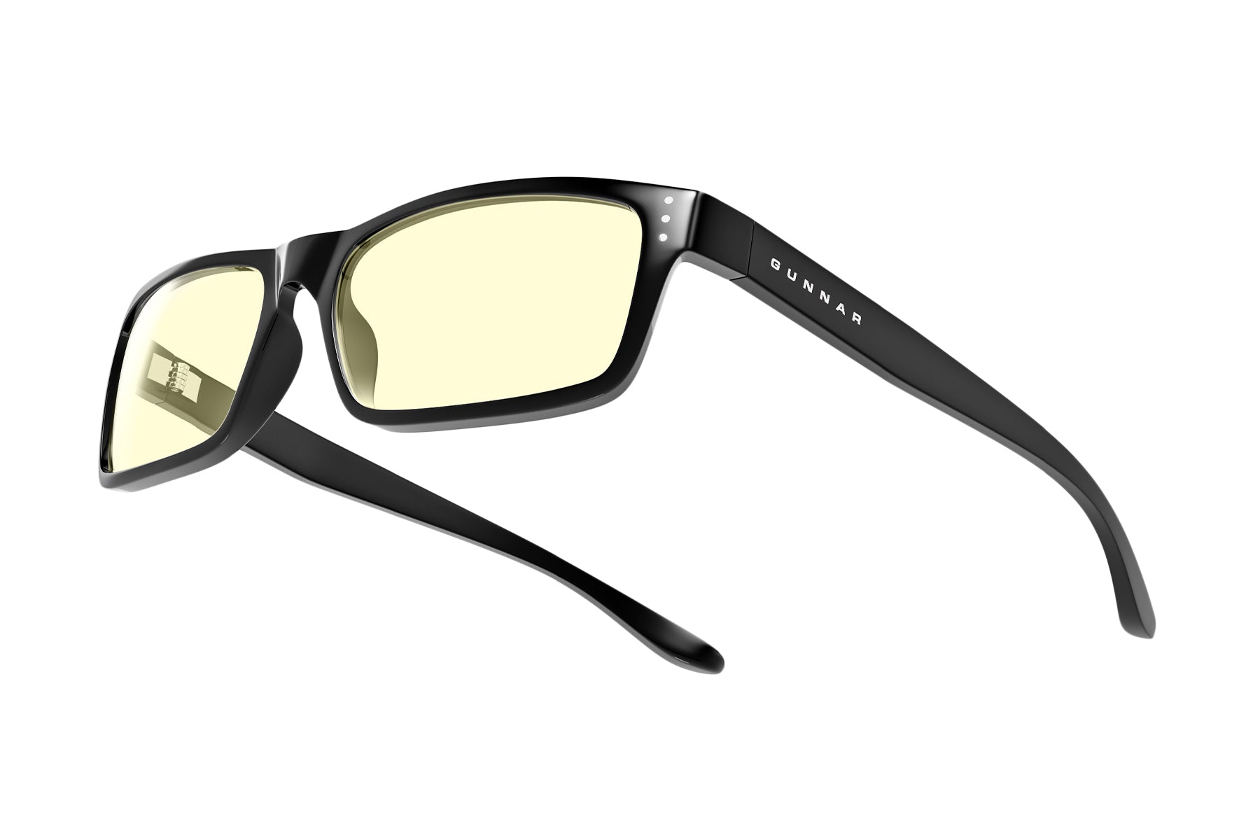 Alt View 2. GUNNAR - GUNNAR Gaming Glasses  -  Riot, Onyx, Clear Lens - Blue Light Blocking, Relieve Dry Eye, Anti Glare - Onyx.