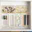 Alt View 13. Martha Stewart - Kerry Set of 6 Plastic Stacking Desk Drawer Organizers with Gold Trim - 6 x 3 - Clear/Gold Trim.