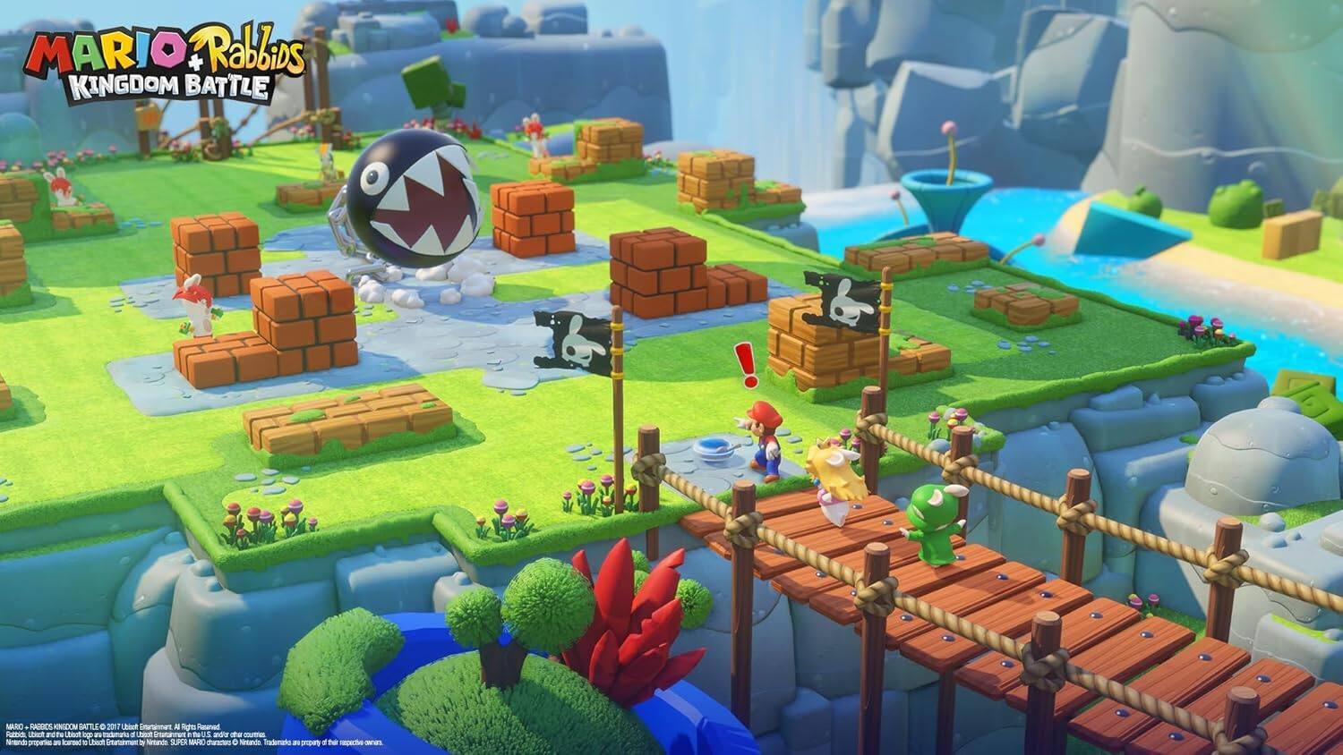 MARIO + RABBIDS KINGDOM BATTLE

© 2017 Ubisoft Entertainment. All Rights Reserved. Ubisoft and the Ubisoft logo are trademarks of Ubisoft Entertainment in the U.S. and/or other countries. The Mario franchise and its logo are trademarks of Nintendo. The Super Mario World logo is a trademark of Nintendo.