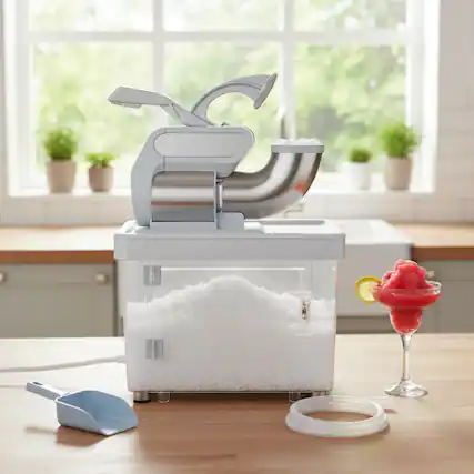 Front. Forest'nSky - Commercial Ice Crusher - 300W Dual-Blade, Safety Switch, Gray - Gray.