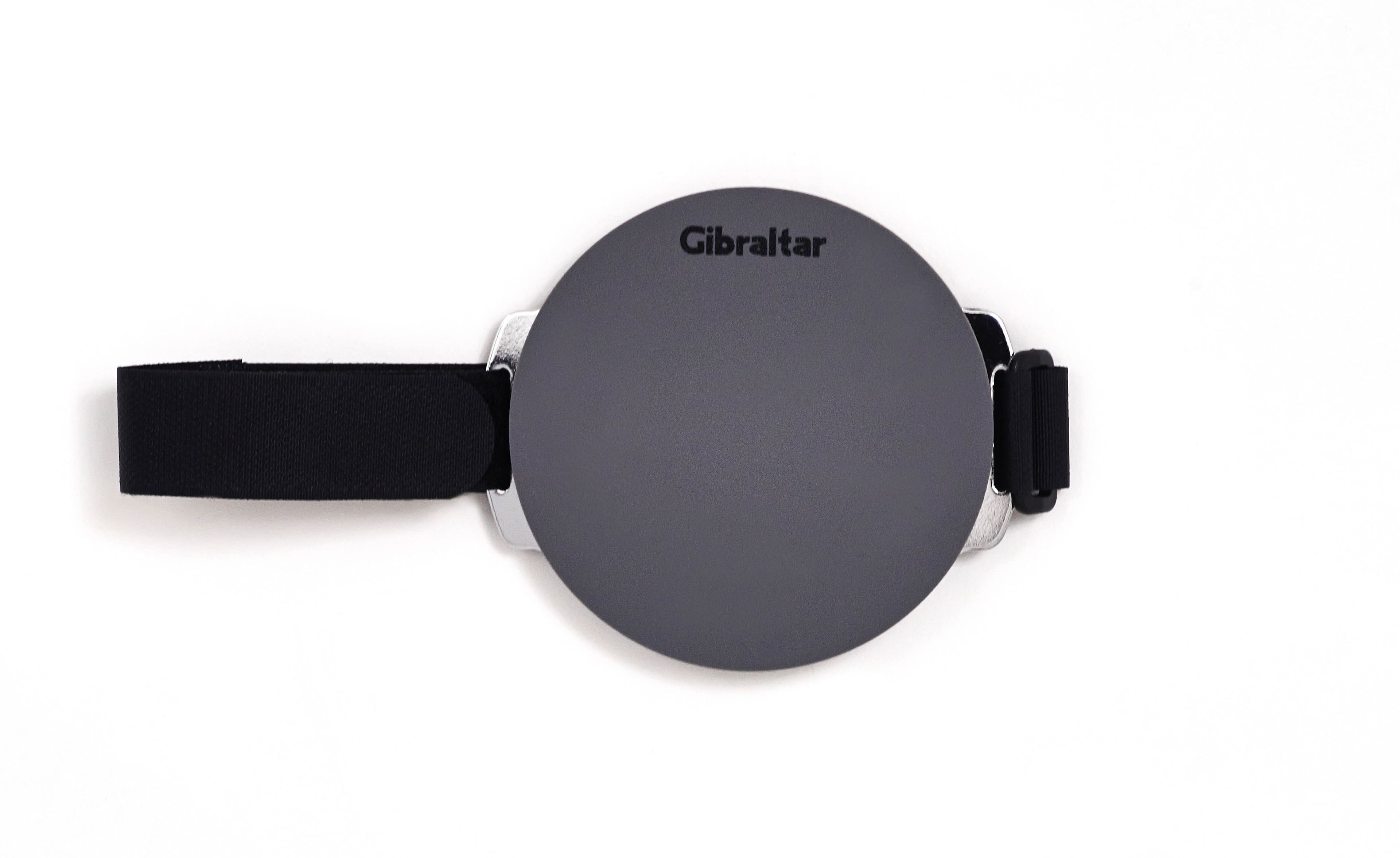 Gibraltar Hardware - Pocket Practice Pad, with Gum Rubber Playing Surface, Steel Base, Non-Slip Bottom and Leg Strap