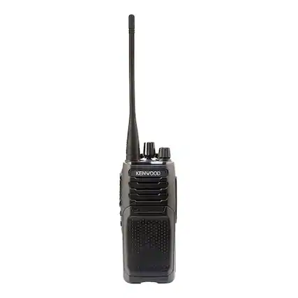 Front. Kenwood - ProTalk 2-Watt 64-Channel Analog UHF 2-Way Radio, NX-P1302AUK - Black.