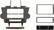 Front. Metra - Dash Kit for 2008-2012 Toyota Highlander (with NAV) Vehicles - Brown.