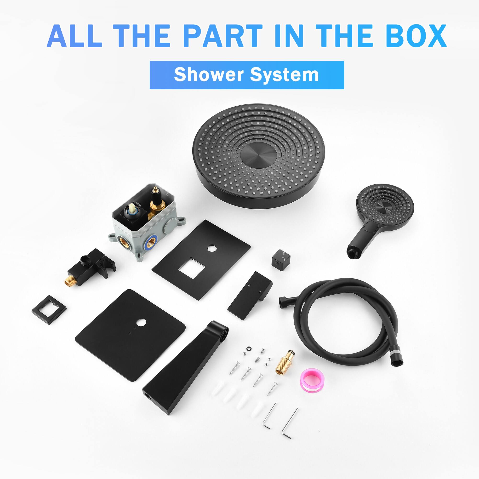 ALL THE PART IN THE BOX  
Shower System