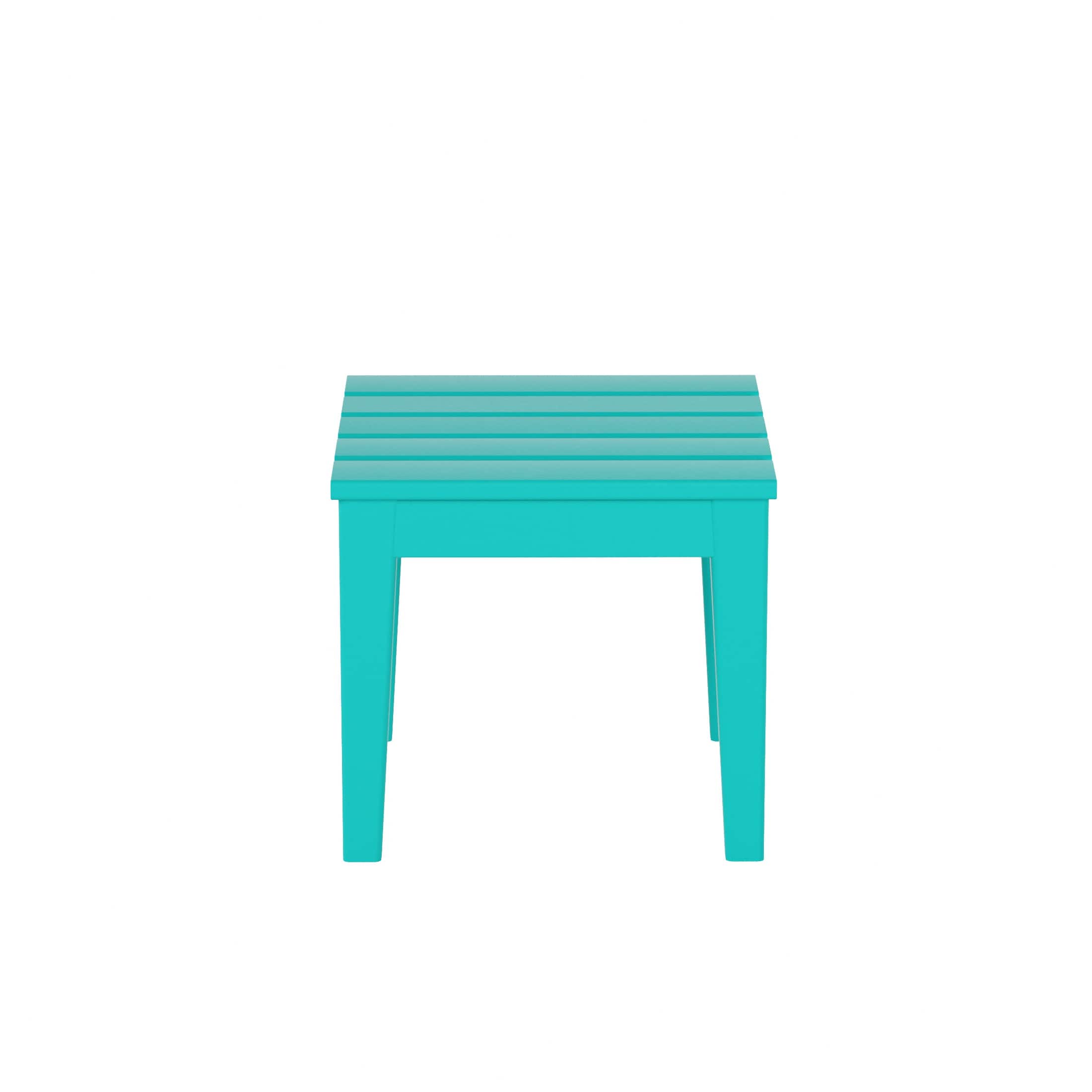 WestinTrends - Ashore Outdoor Patio Modern Adirondack Side Table - Turquoise price history on PriceWatchPro
