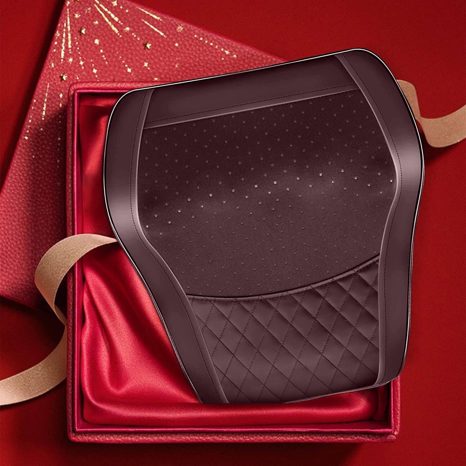 Alt View 6. Live At Space - Heated Shiatsu Neck & Back Massage Pillow, 3 Speeds, Dual Heat Zones, 15-Min Auto-Off, Gift for Home Office Car - 642146668036.