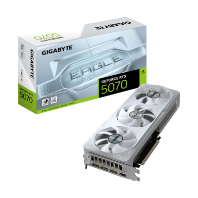 GIGABYTE NVIDIA GeForce RTX 5070 EAGLE OC ICE SFF 12G GDDR7 PCI GIGABYTE NVIDIA GeForce RTX 5070 EAGLE OC ICE SFF 12G GDDR7 PCI