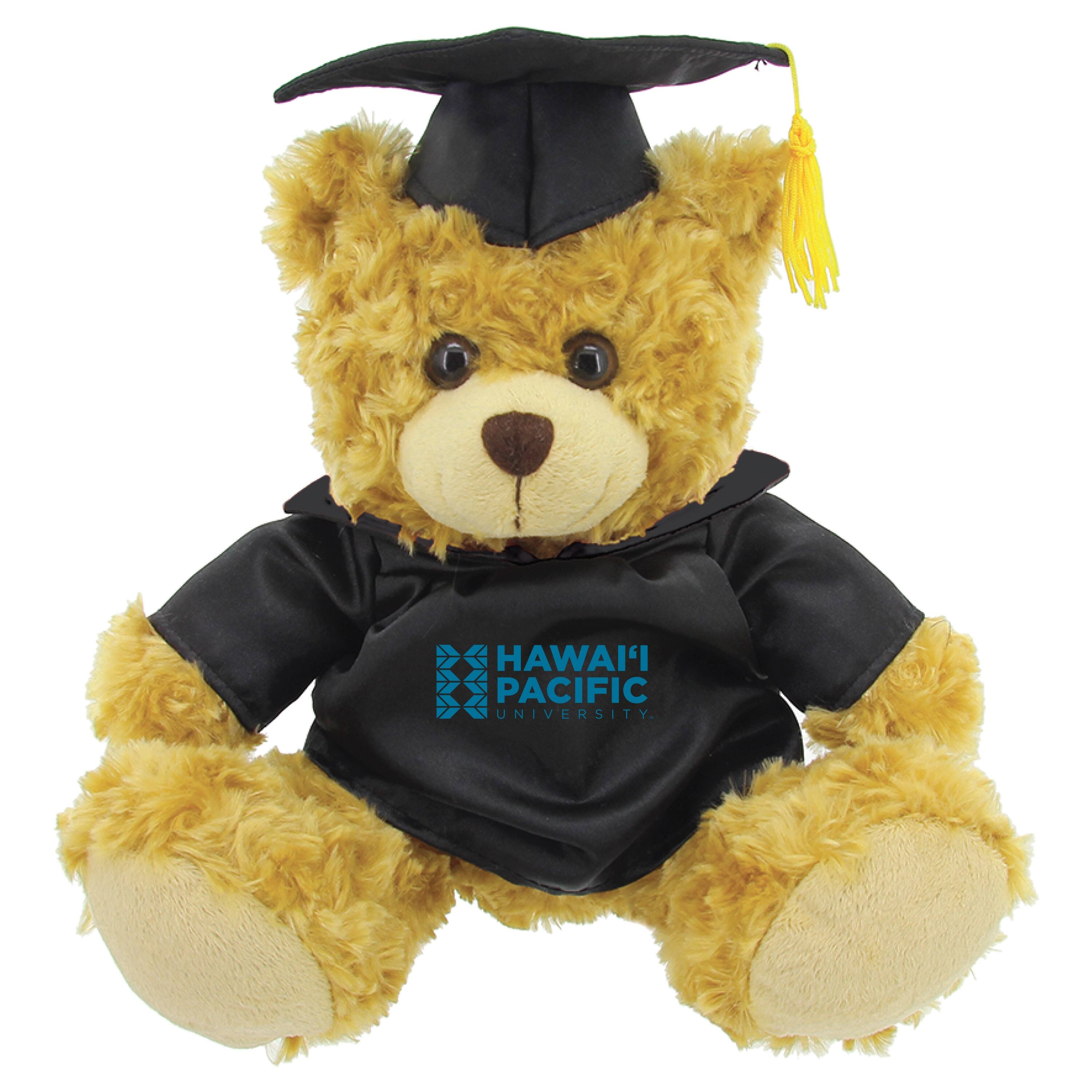 Jardine - Hawaii Pacific Sharks Graduation Bear Plush - Oatmeal