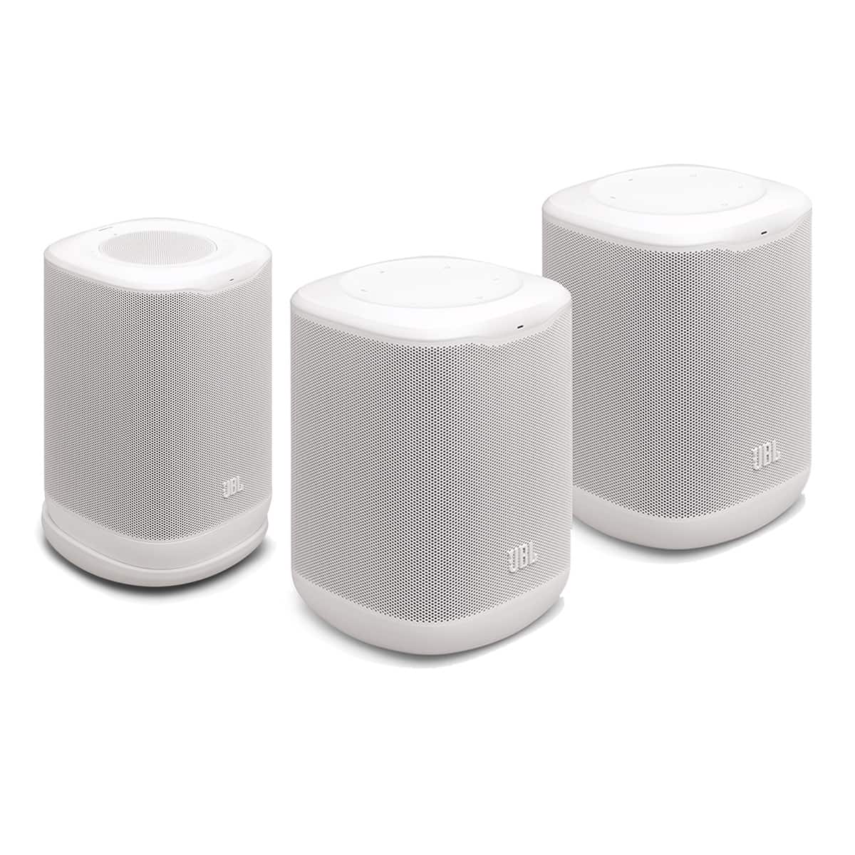 JBL - Cove Speaker Bundle with P1 and (2) M1 Home Wi-Fi Speakers - White