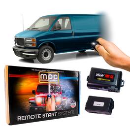 MPC - Smartphone / OEM Fob Activated Remote Starter For 1998-2002 GMC Savana 3500 - Black