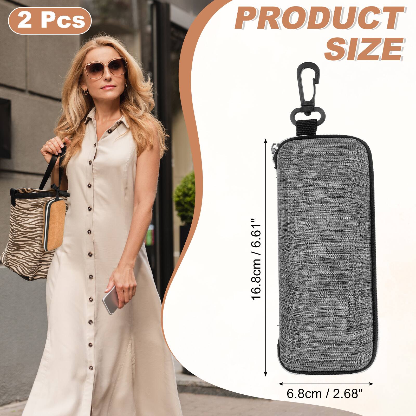 2 Pcs  
PRODUCT SIZE  
6.61" / 16.8cm / 6.8cm / 2.68"