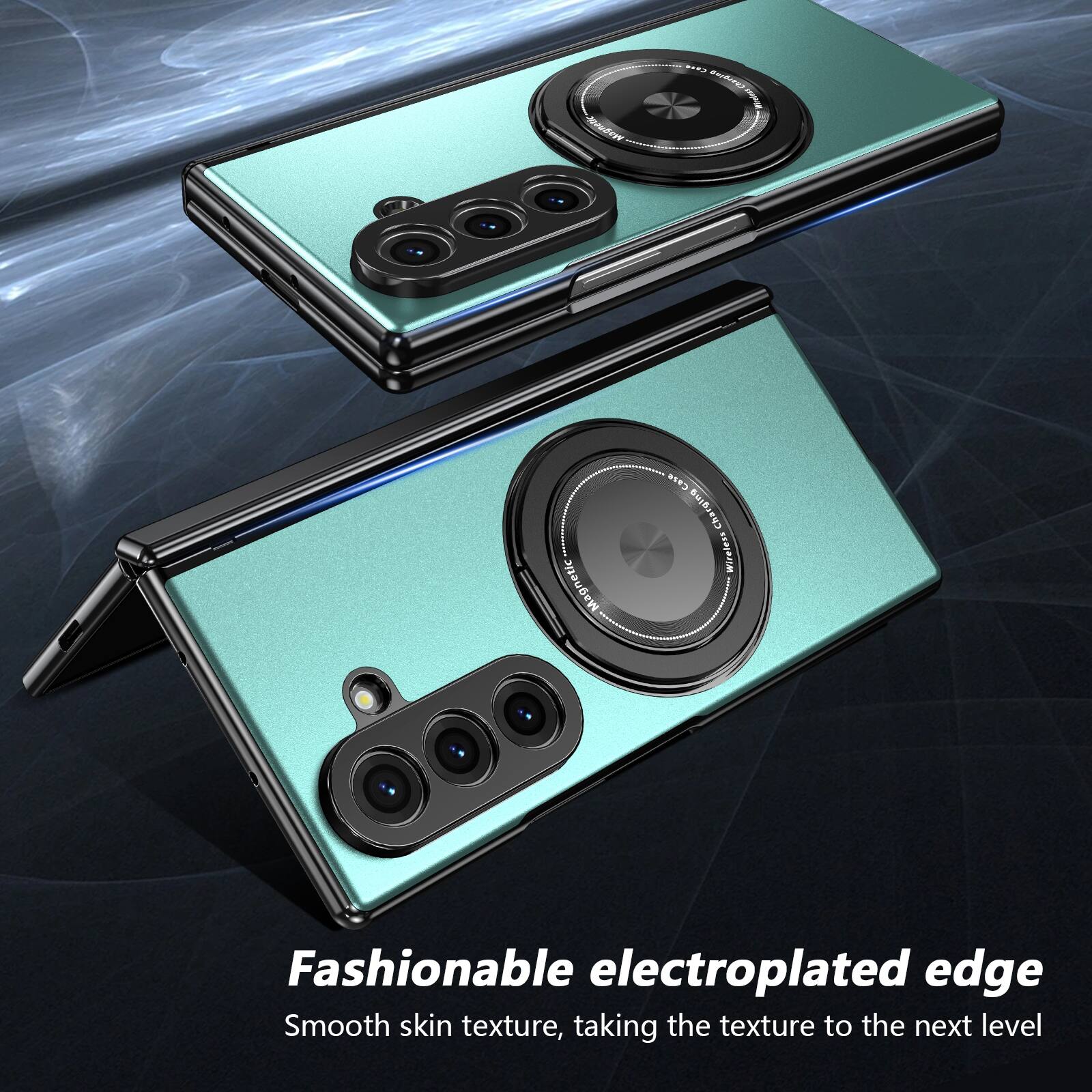 Magnetic C*Fe Charging EP Cha Wireless Fashionable electroplated edge Smooth skin texture, taking the texture to the next level