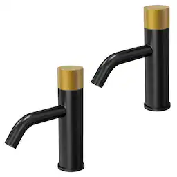 Matte Black&Brushed Gold