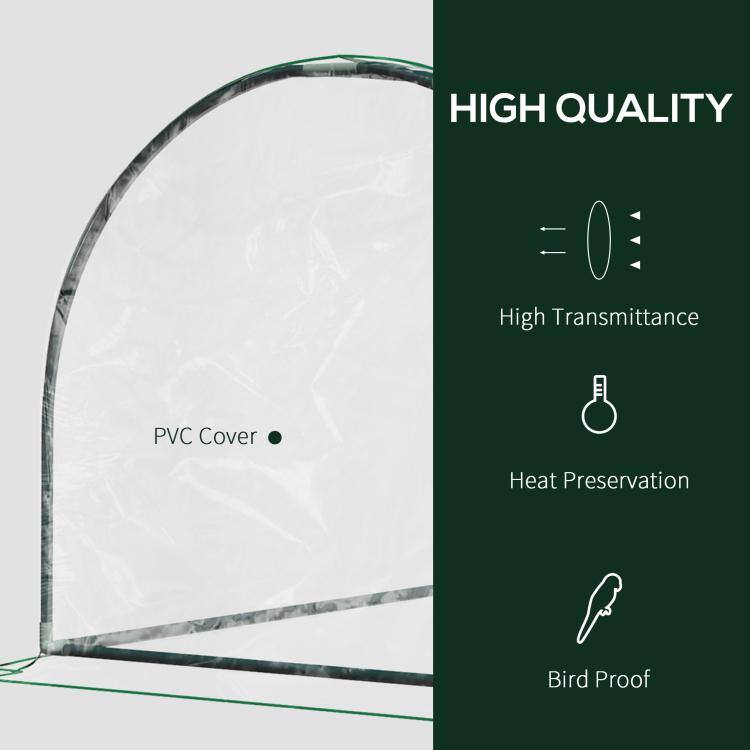 HIGH QUALITY

- High Transmittance
- PVC Cover
- Heat Preservation
- Bird Proof