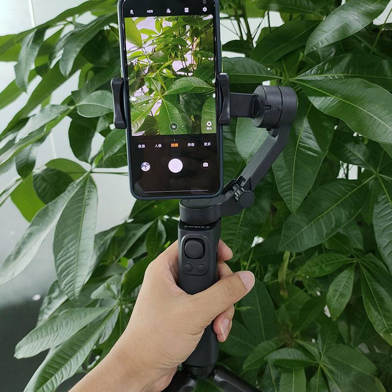 Alt View 2. Cluzine - 360° Foldable Phone Video Stabilizer, Handheld Gimbal Camera Mount for Vlog & Live Streaming.