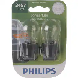 Philips - LongerLife Incandescent Parking/Side Marker/Turn Miniature Automotive Bulb 3457LLB2