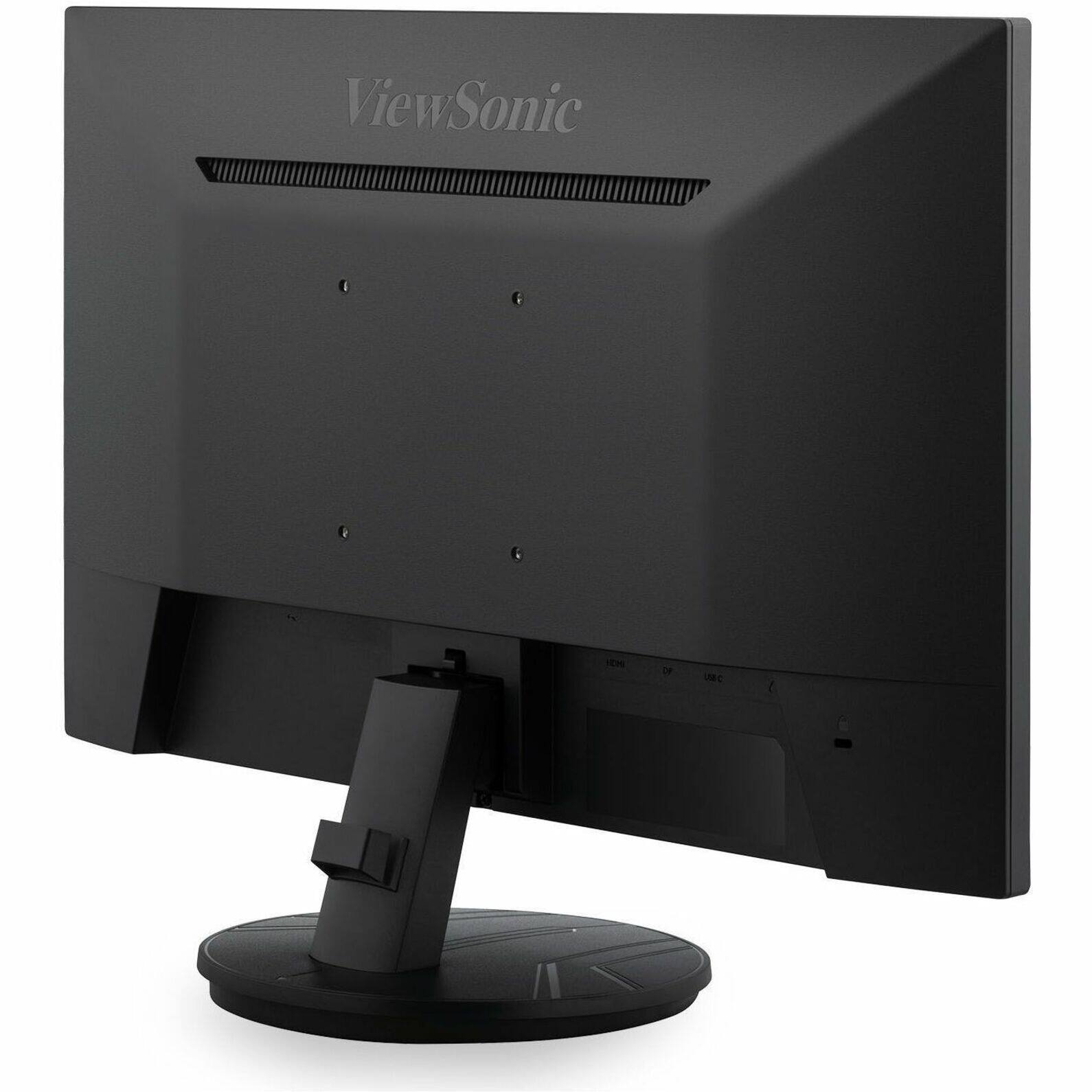 Alt View 17. ViewSonic - VX2416A 24" IPS LCD FHD 120Hz Gaming Monitor (USB-C, HDMI1.4, DP) - Black.