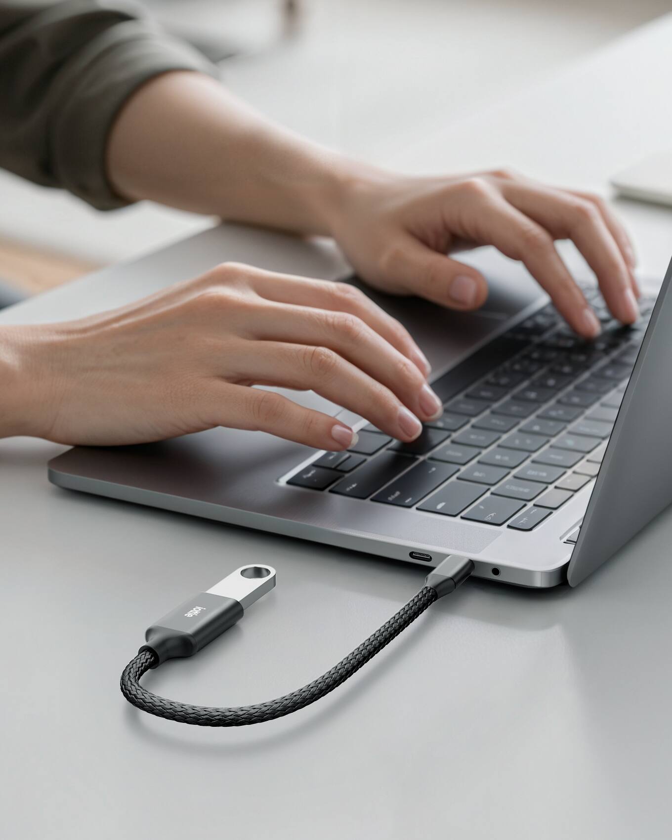 Alt View 5. iOttie - iOttie USB-C & USB-A 2-Way Adapter 2-Pack, High-Speed Data Transfer w/ Fast Charging & OTG Support - Black.