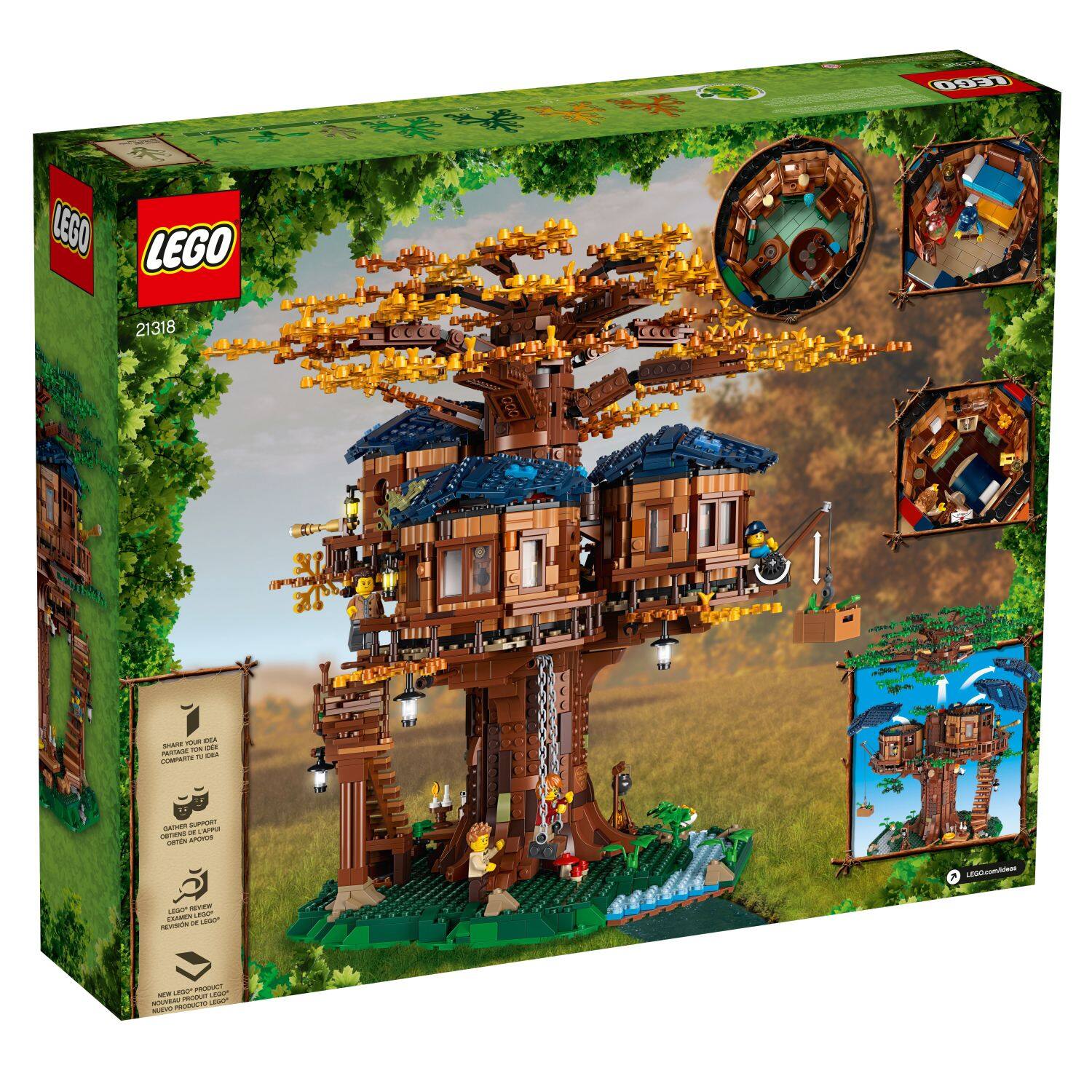 Alt View 11. LEGO - Ideas Tree House 21318.