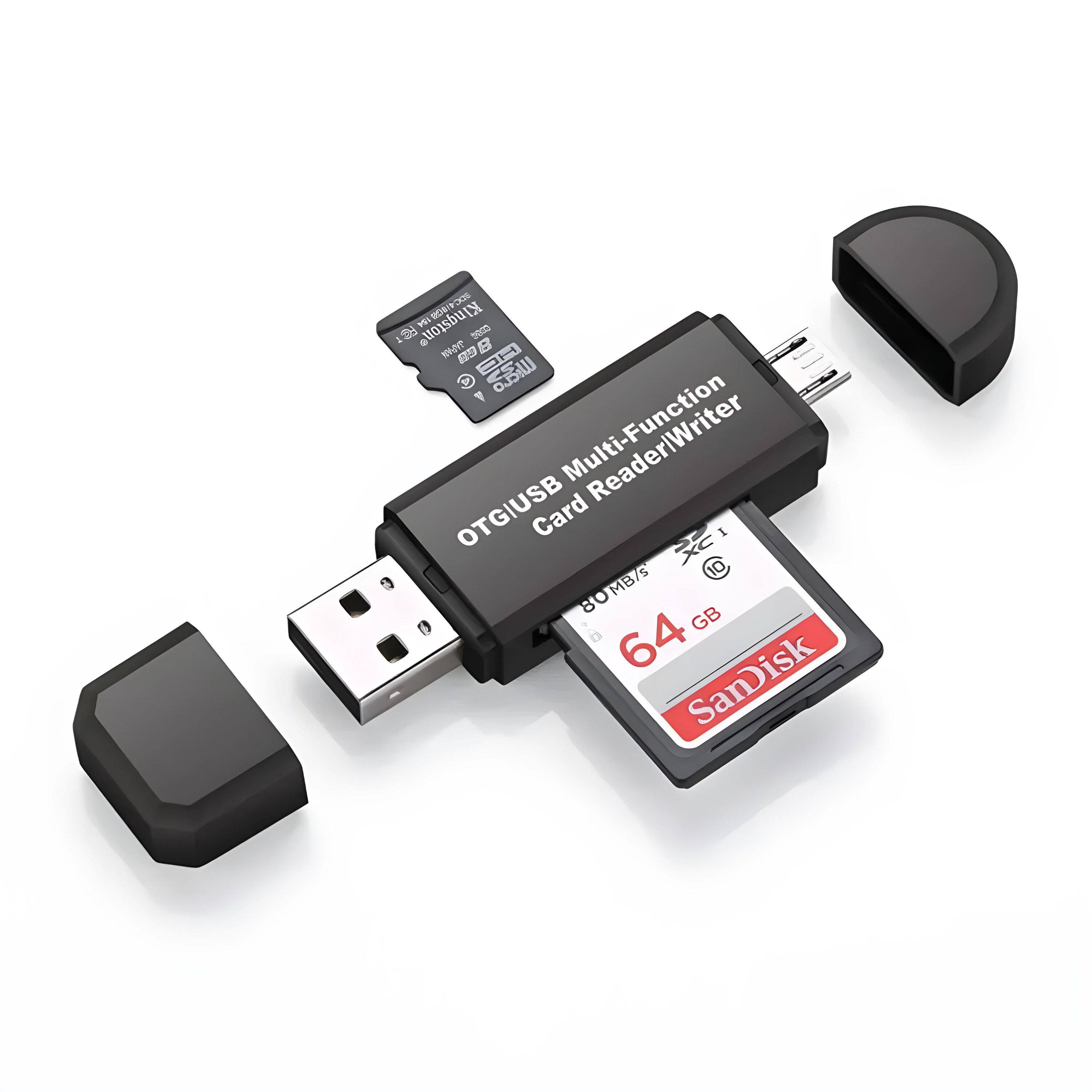 OTGIUSB Multi-Function Card Reader/Writer 80MB/S 64GB SanDisk