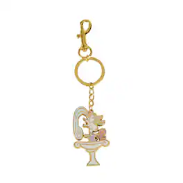 LoungeFly - Dinsey Hercules 25th Anniversary Fountain Keychain - Gold