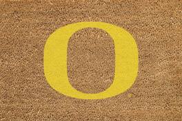 Evergreen Enterprises - Oregon Ducks 24" x 36" Outdoor Team Logo Coir Mat - Brown