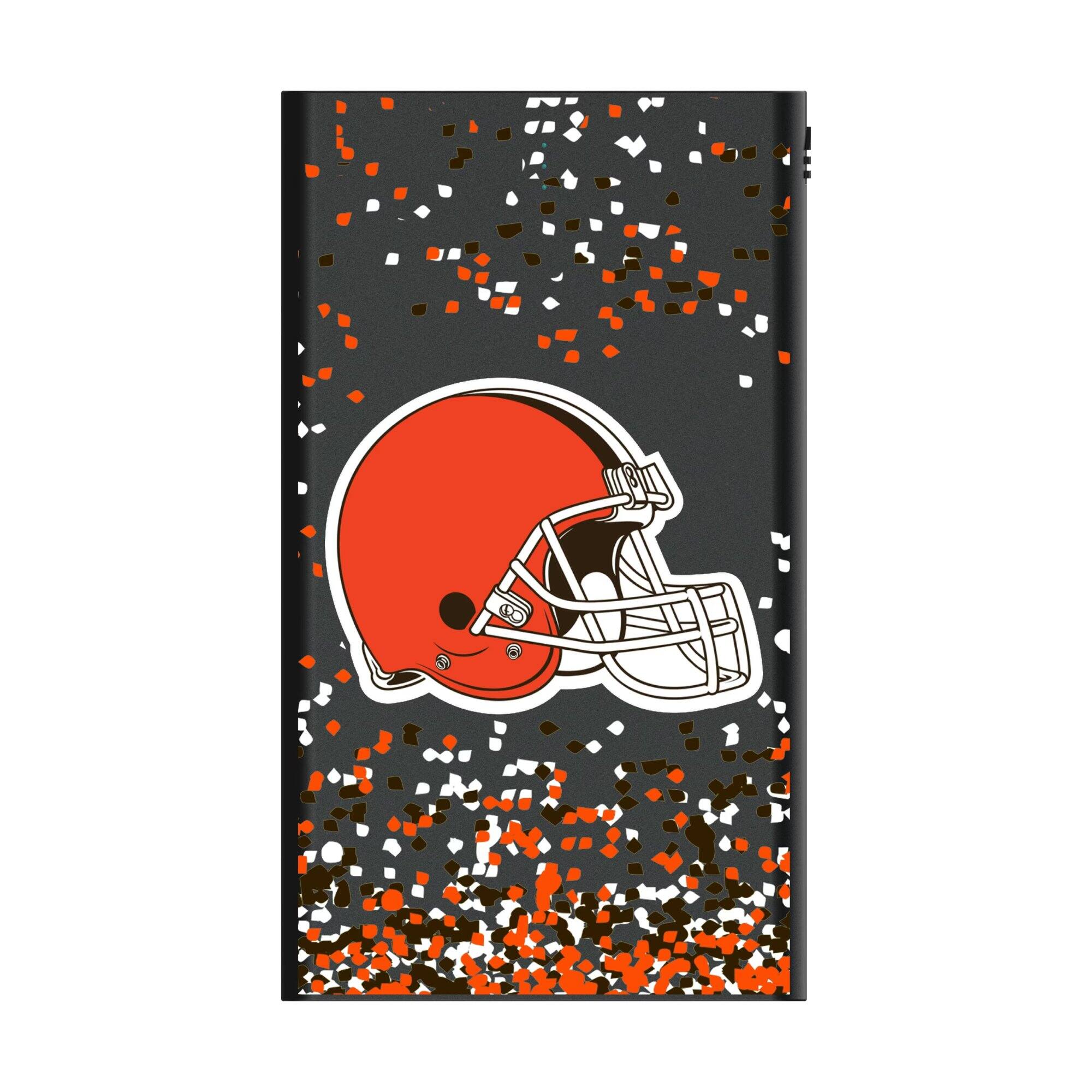 Alt View 1. Keyscaper - Cleveland Browns 5000mAh Flat Powerbank - Black.