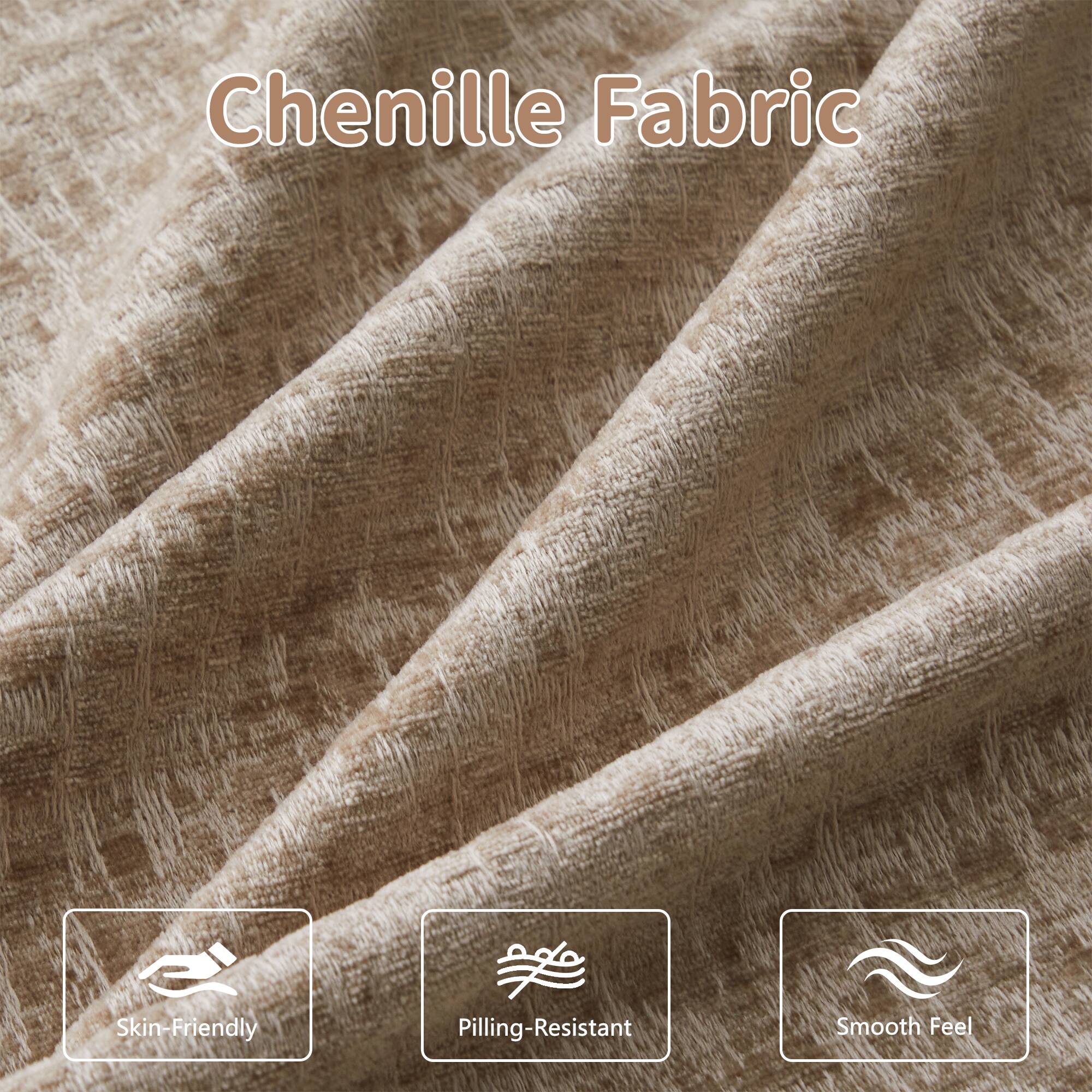 Chenille Fabric

- Skin-Friendly
- Pilling-Resistant
- Smooth Feel