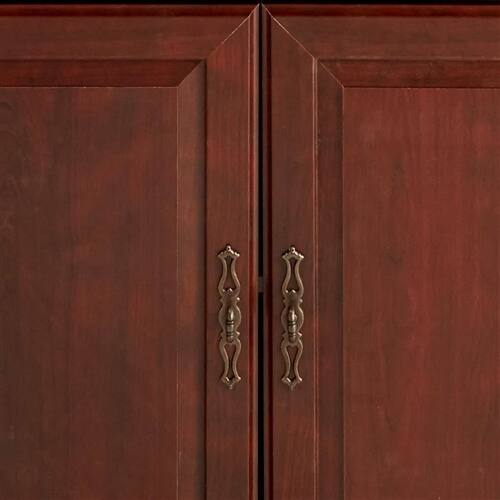 Alt View 1. SlickBlue - 71" High Bookcase with 3 Wooden Shelves and Storage Drawer - Cherry.