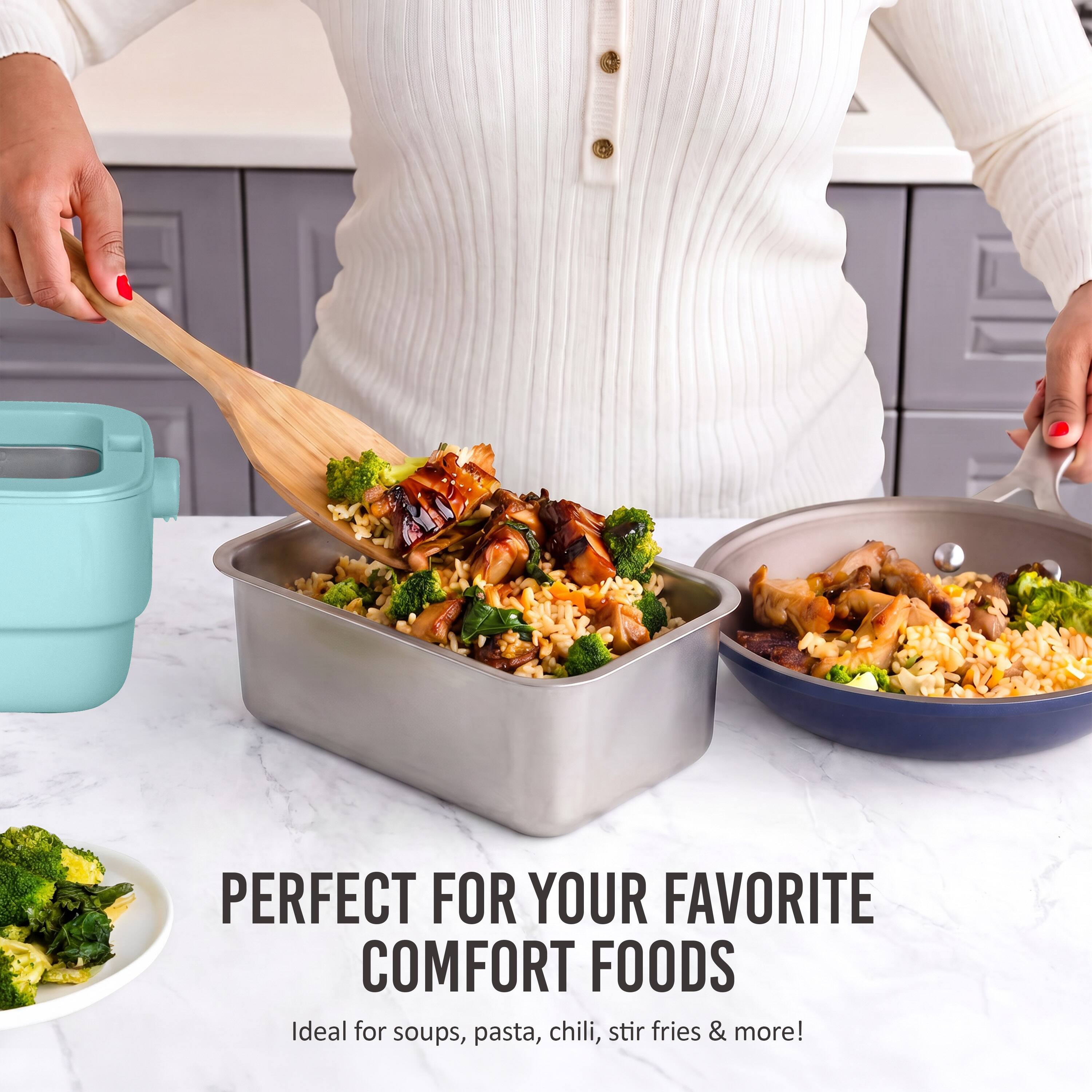 PERFECT FOR YOUR FAVORITE COMFORT FOODS  
Ideal for soups, pasta, chili, stir fries & more!
