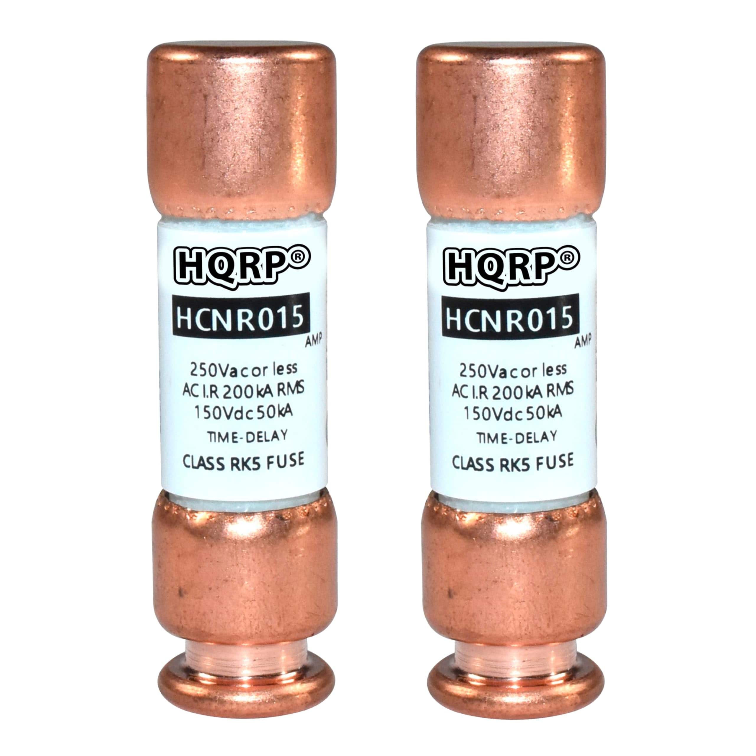 HQRP - HCNR015 15 A 250 V RK5 Time-Delay Dual Element Fuse 2-Pack Replacement - BP/FRN-R-15 ECNR15 FLNR-15 price history on PriceWatchPro