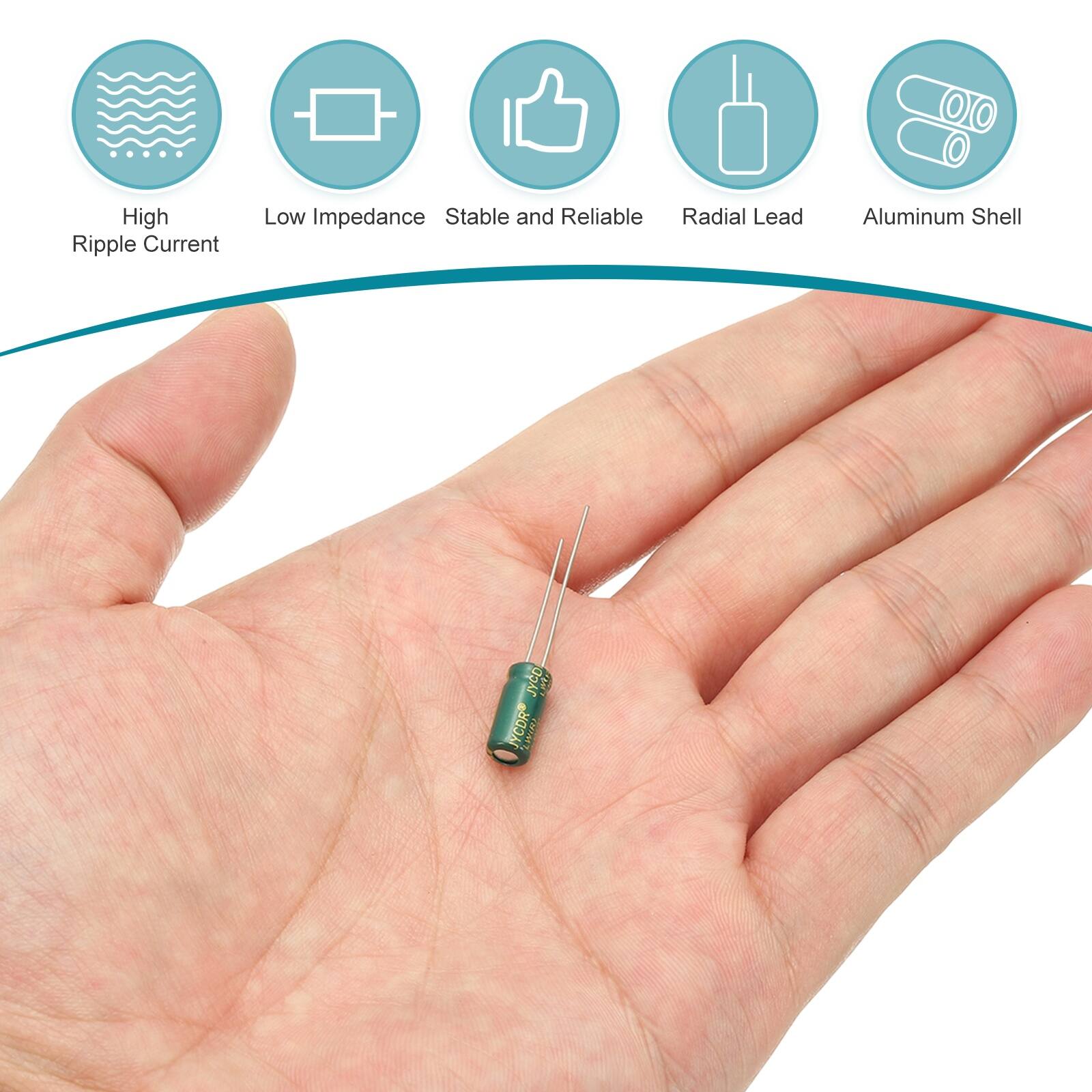 High Ripple Current Low Impedance Stable and Reliable Radial Lead Aluminum Shell JYCD TAND JYCDR