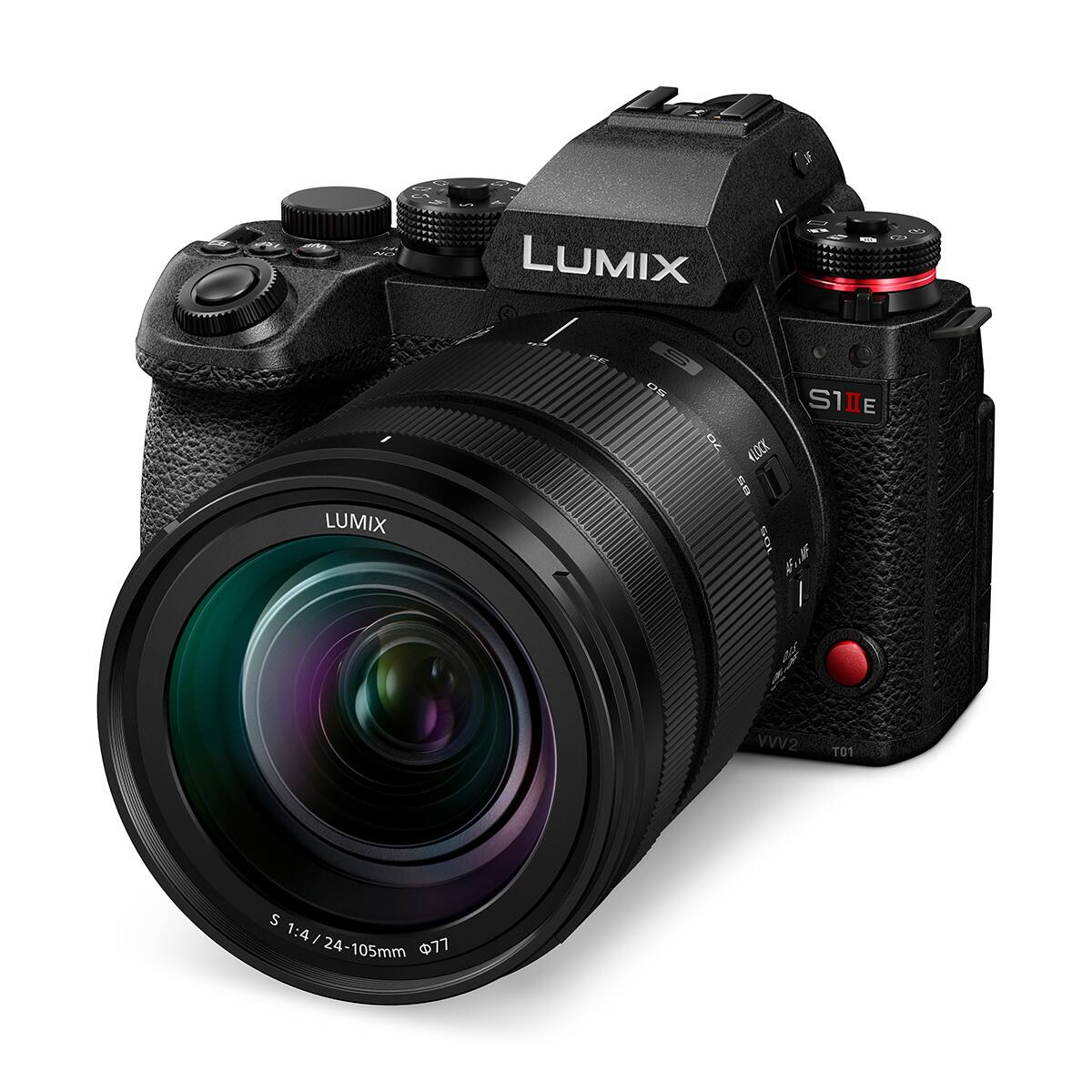 LUMIX - O -. LUMIX 0F S1IIE I 4000K : 105 i VVV2 T01 S 1:4 I 24-105mm 77