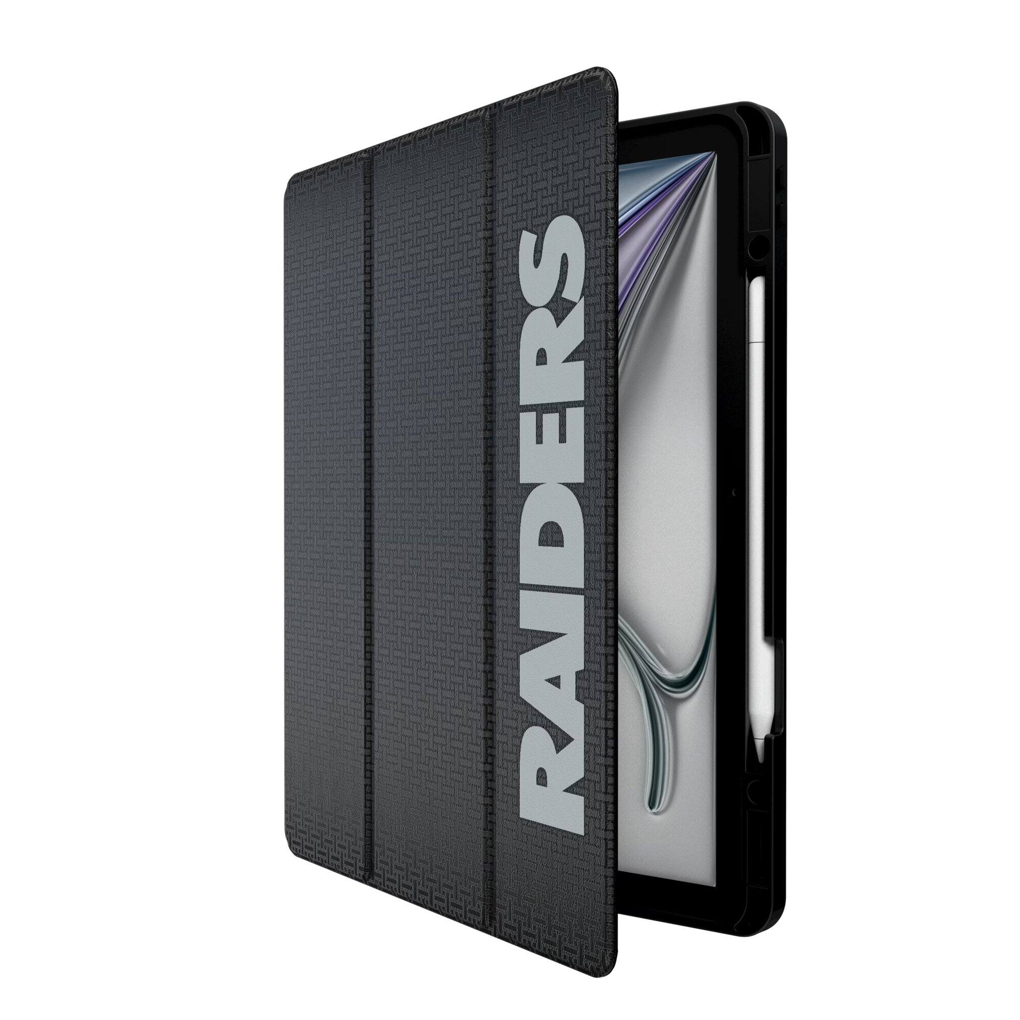 Alt View 1. Keyscaper - Las Vegas Raiders iPad Case - 13in Pro M4 - Black.