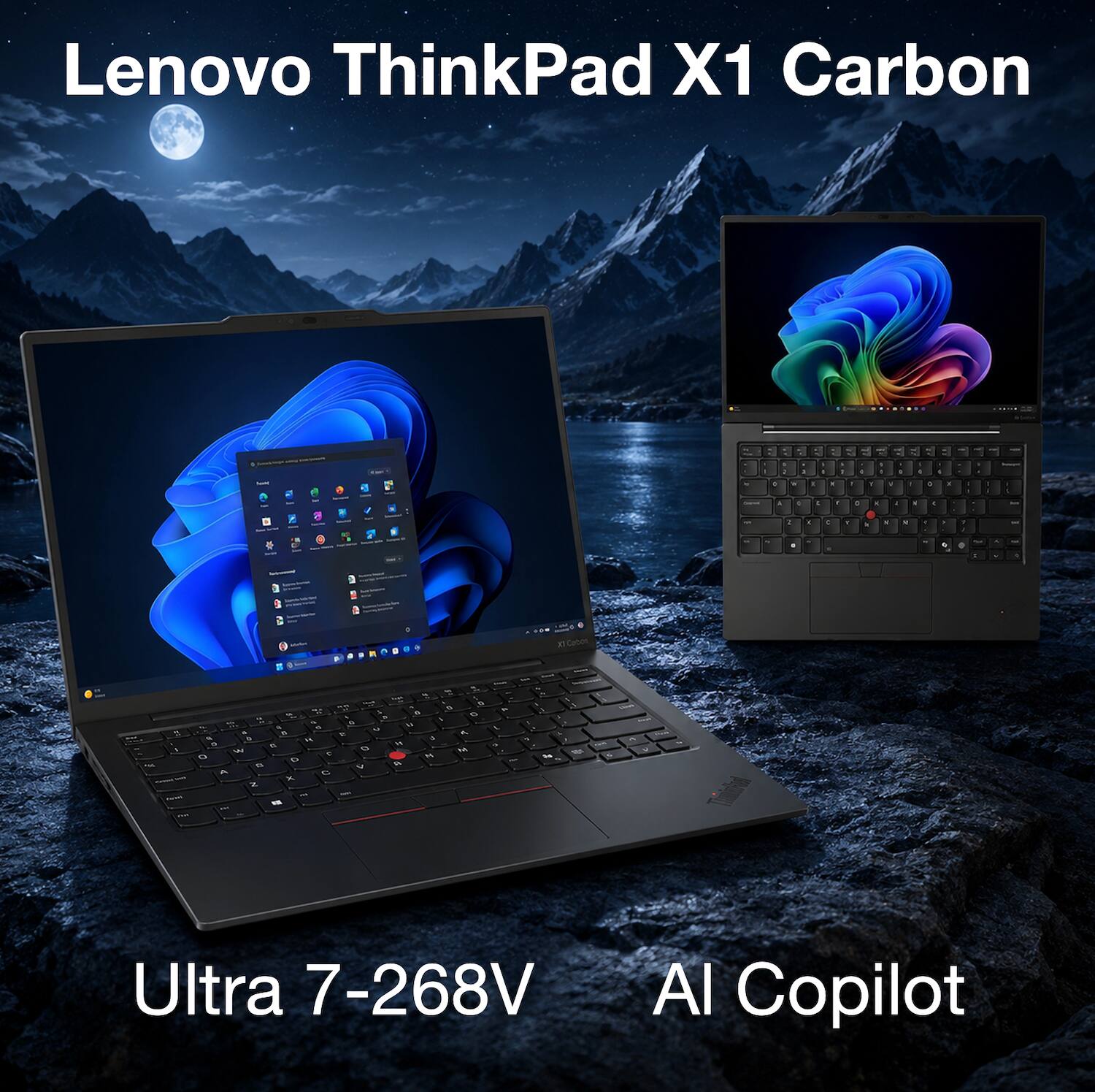Lenovo ThinkPad X1 Carbon  
Ultra 7-268V  
AI Copilot