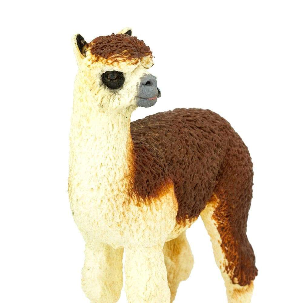 Back. Safari Ltd. - Alpaca Toy Figurine.