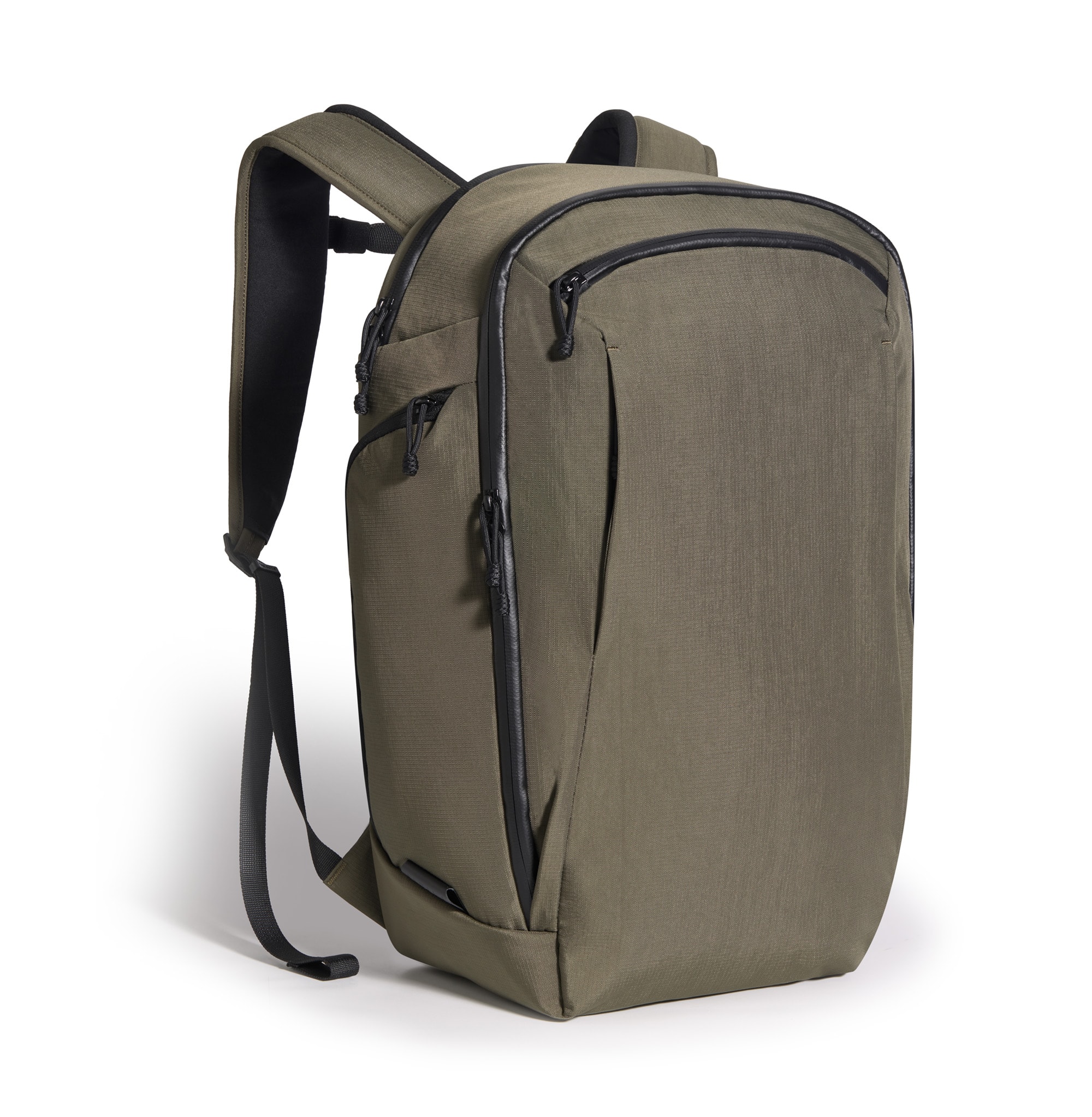 ALPAKA - Traverse Backpack Laptop Backpack for Men, Backpack with Laptop Compartment (16"), Clamshell Travel Pack, Bottle Sleeve - Green Axoflux 400D Ripstop Nylon