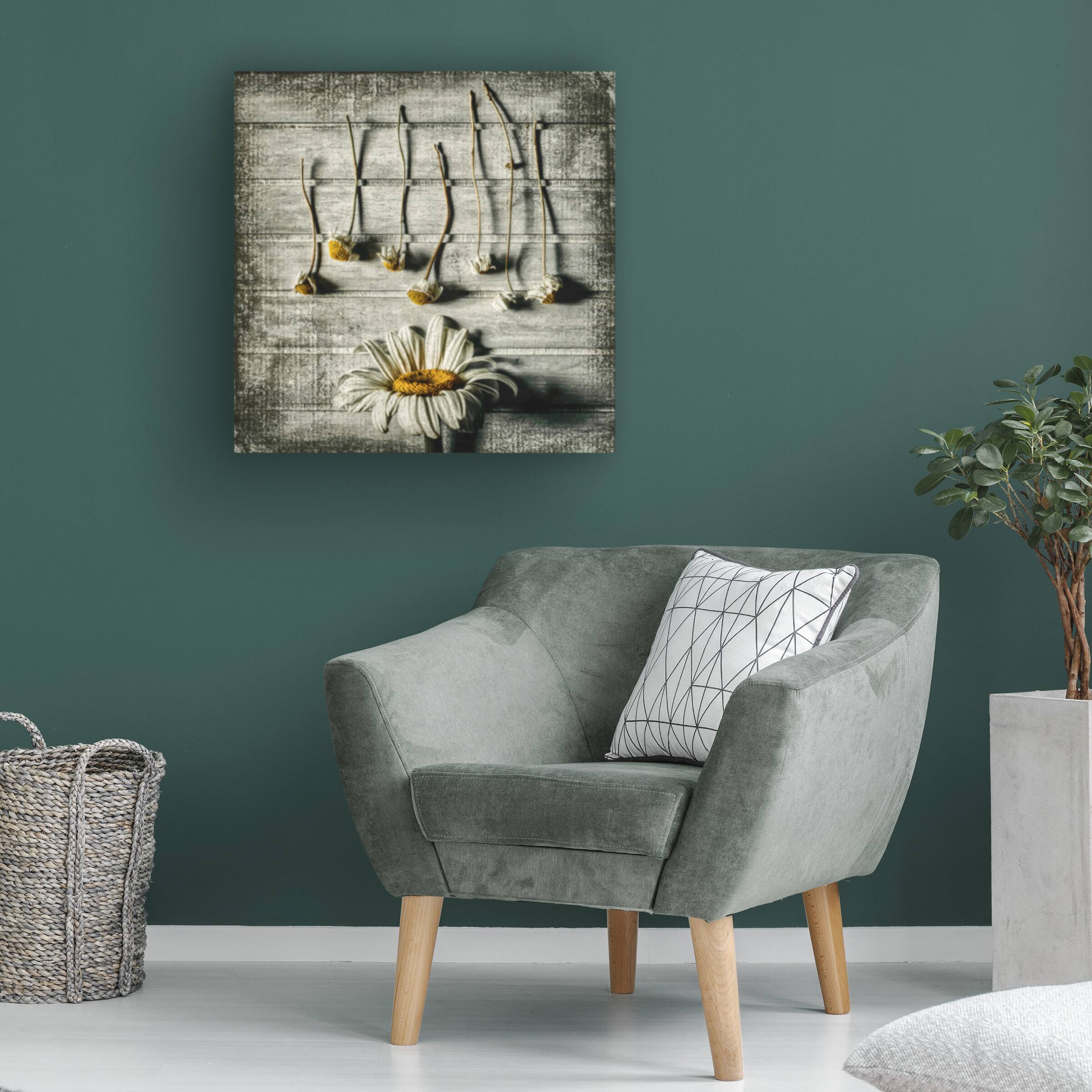 Alt View 1. Trademark Fine Art - Jacqueline Van Bijnen Survival Canvas Art - 35 x 35 Inches - 35x35 - Multicolor.