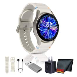 Samsung - Galaxy Watch7 40mm Bluetooth Smartwatch Cream Aluminum AI Energy Score (Cream) - Black - (2024)