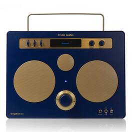 Tivoli Audio - Songbook MAX Bluetooth Speaker with Built-In Pre-Amp and Carrying Handle - Blue