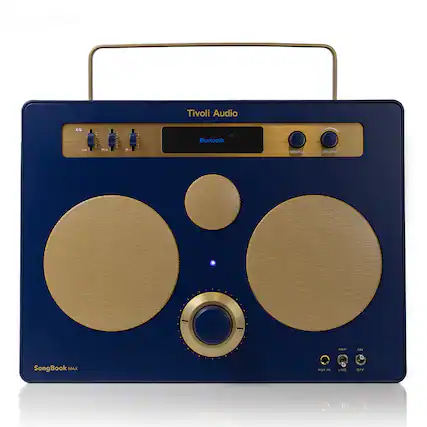 Tivoli Audio
SongBook MAX
EQ
Lo M Hi
Bluetooth
SOURCE
VOLUME
AUX IN
LINE
AMP
ON
OFF