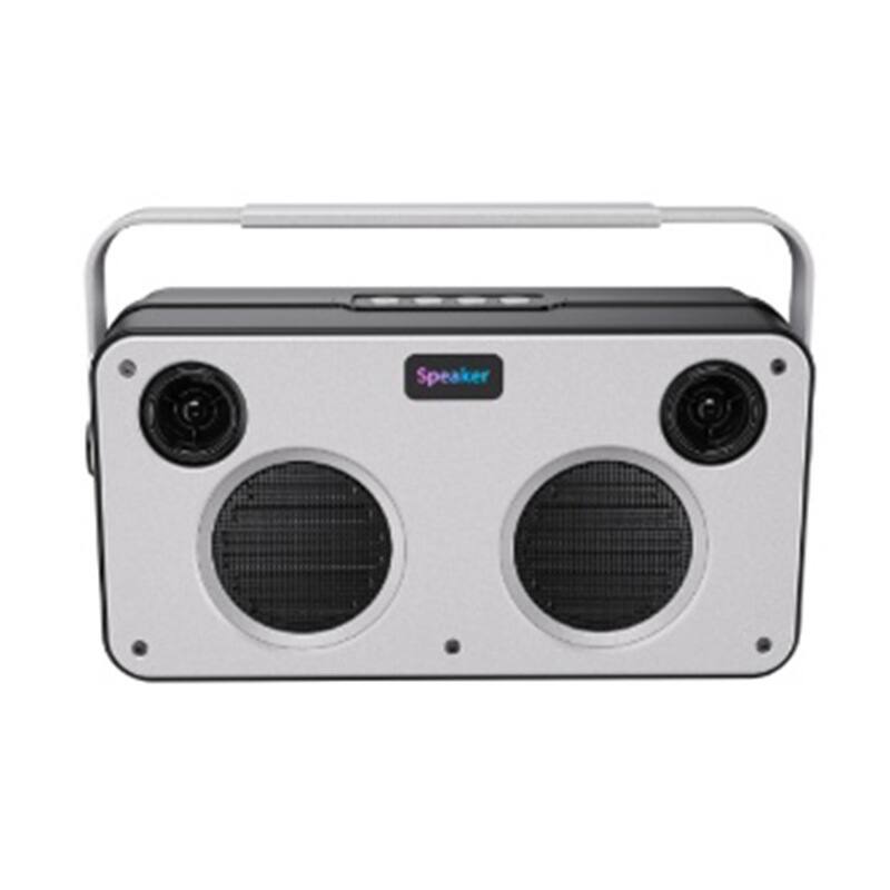 Front. Cluzine - Solar Powered Wireless Speaker High Power Subwoofer Built In RGB Light Long Lasting Battery.