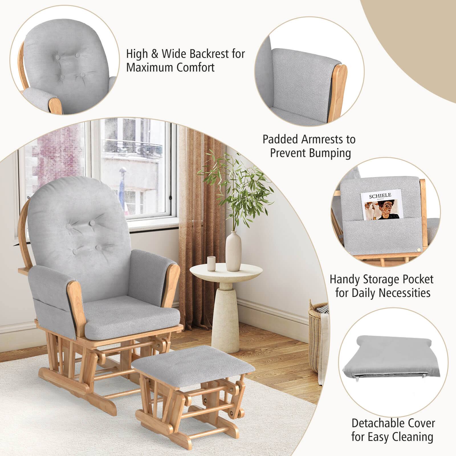 - High & Wide Backrest for Maximum Comfort
- Padded Armrests to Prevent Bumping
- Handy Storage Pocket for Daily Necessities
- Detachable Cover for Easy Cleaning